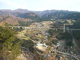 龍駒山（通称：鼻曲山）からの眺望の画像