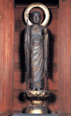 木彫地蔵菩薩立像の画像