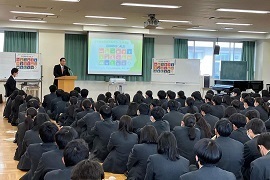 1月26日安中総合学園で講師