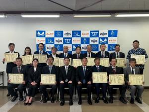 4月18日安中市新庁舎建設事業寄附　合同感謝状贈呈式