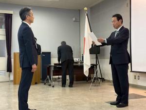 辞令交付