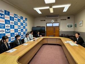 5月30日市長と新規採用職員との意見交換会