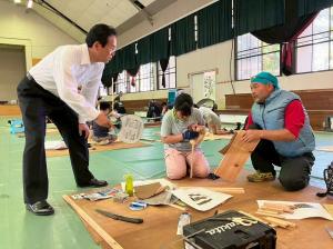 8月3日親と子の木工広場2