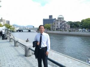 8月６日.広島平和記念式典に初参列4