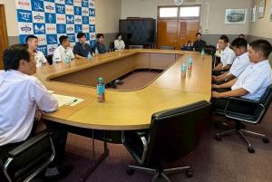 8月19日 市長と高校球児との対談2