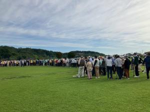 10月2日グラウンドゴルフ大会開会式