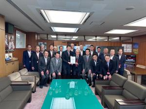 10月10日国交省と国会議員訪問2