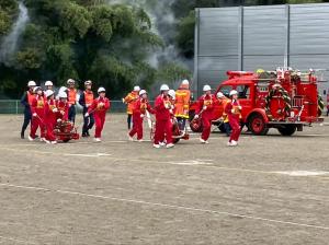 10月19日安中市消防隊秋季点検3