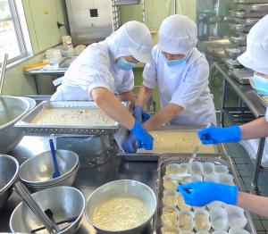 蒸しパンをつくる