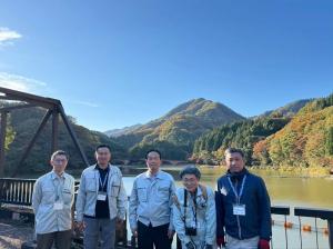 11月4日坂本城を望める碓氷湖