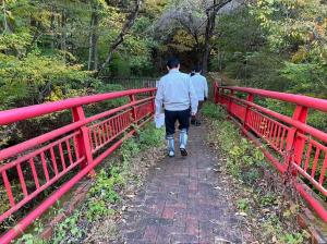 11月4日坂本城を望める碓氷湖2