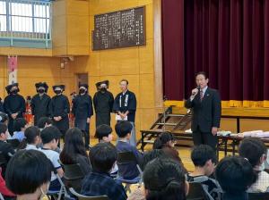 11月12日小中学校伝統芸能教室