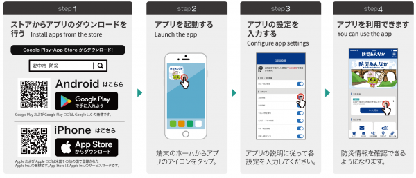 アプリの登録方法画像