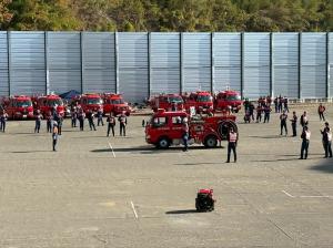 11月16日安中市消防団ポンプ操法競技大会2