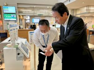 11月18日【書かない窓口】のデモンストレーション2