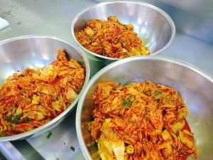 安中総合学園のキムチ