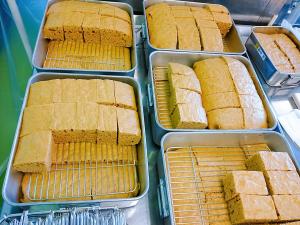 中学校の蒸しパン