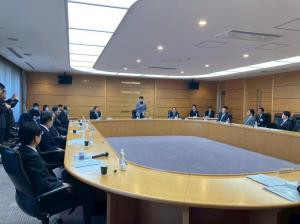 12月23日群馬県知事と群馬県市長会との意見交換会3
