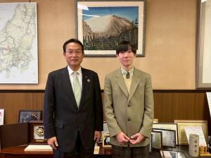 12月25日市長にインタビュー