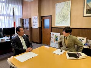 12月25日市長にインタビュー2