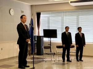 12月26日安中市役所仕事納め式2