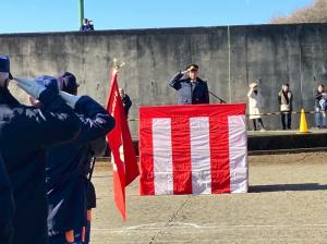 1且9日令和8年安中市消防隊出初式