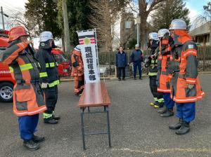 1月24日文化財防火デーに伴う防火訓練2