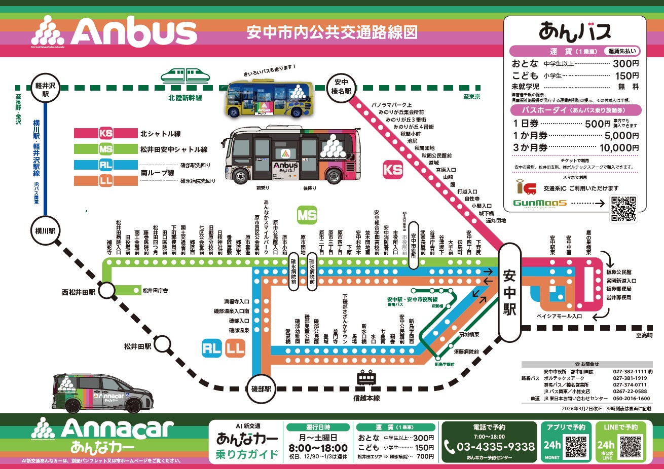 公共交通路線図