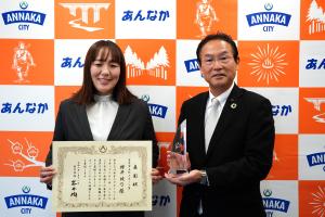 安中市文化スポーツ賞　櫻井綾乃さん