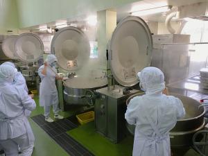 今日は2釜で調理します