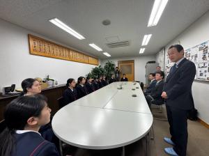 2月26日安中市立第一中学校