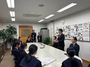 2月26日安中市立第一中学校2