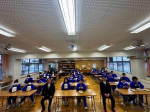 2月27日安中市立第二中学2