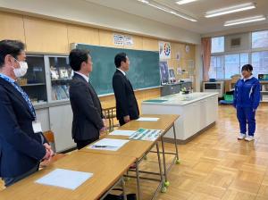 2月27日安中市立第二中学3