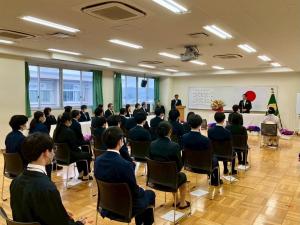 3月2日安中総合学園高校定時制課程 卒業証書授与式3