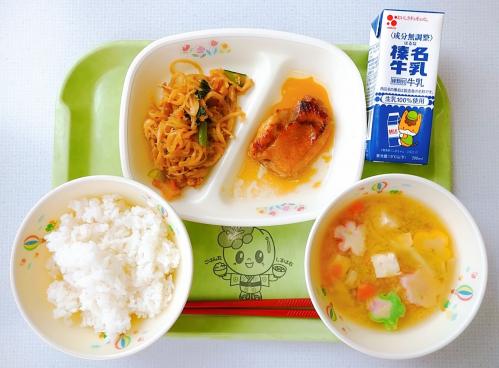 3月23日中学校の給食