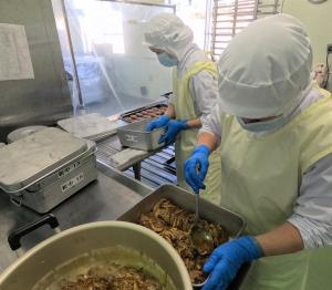 おろしだれをかける