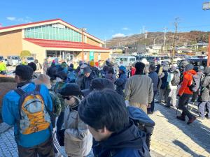 3月8日松井田城址現地説明会2