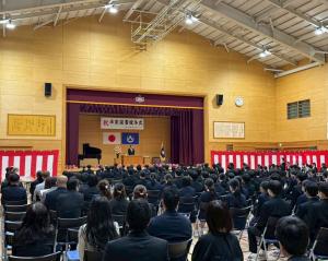 3月13日安中市立中学校卒業証書授与式2