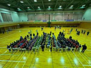 3月15日安中市小学生バレーボール交流大会2