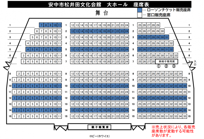 座席表