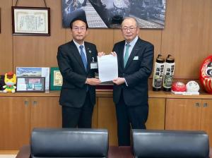 3月24日安中・磯部駅間の新駅設置に向け、JR高崎支社長に要望