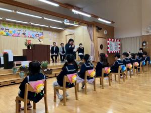 3月27日安中市立まついだ保育園卒園式3