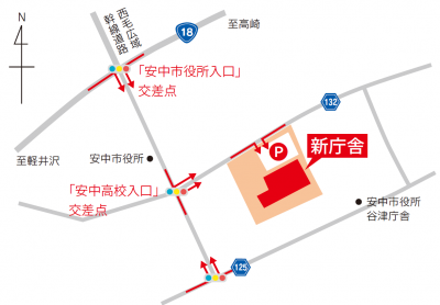 内覧会駐車場地図