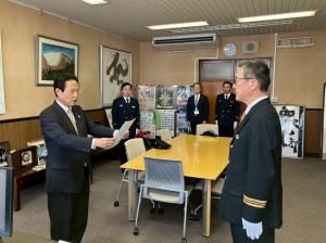 ４月2日安中市消防団長辞令交付式