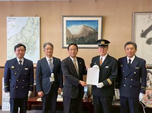 ４月2日安中市消防団長辞令交付式2
