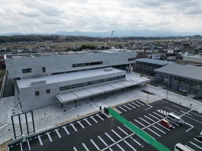 新庁舎鳥瞰写真