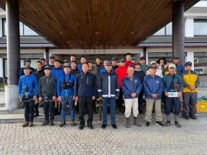 ４月19日春季登山道点検整備出発式