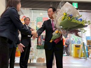 ４月22日安中市長初登庁4