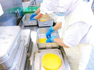 オムライスシートを数えています